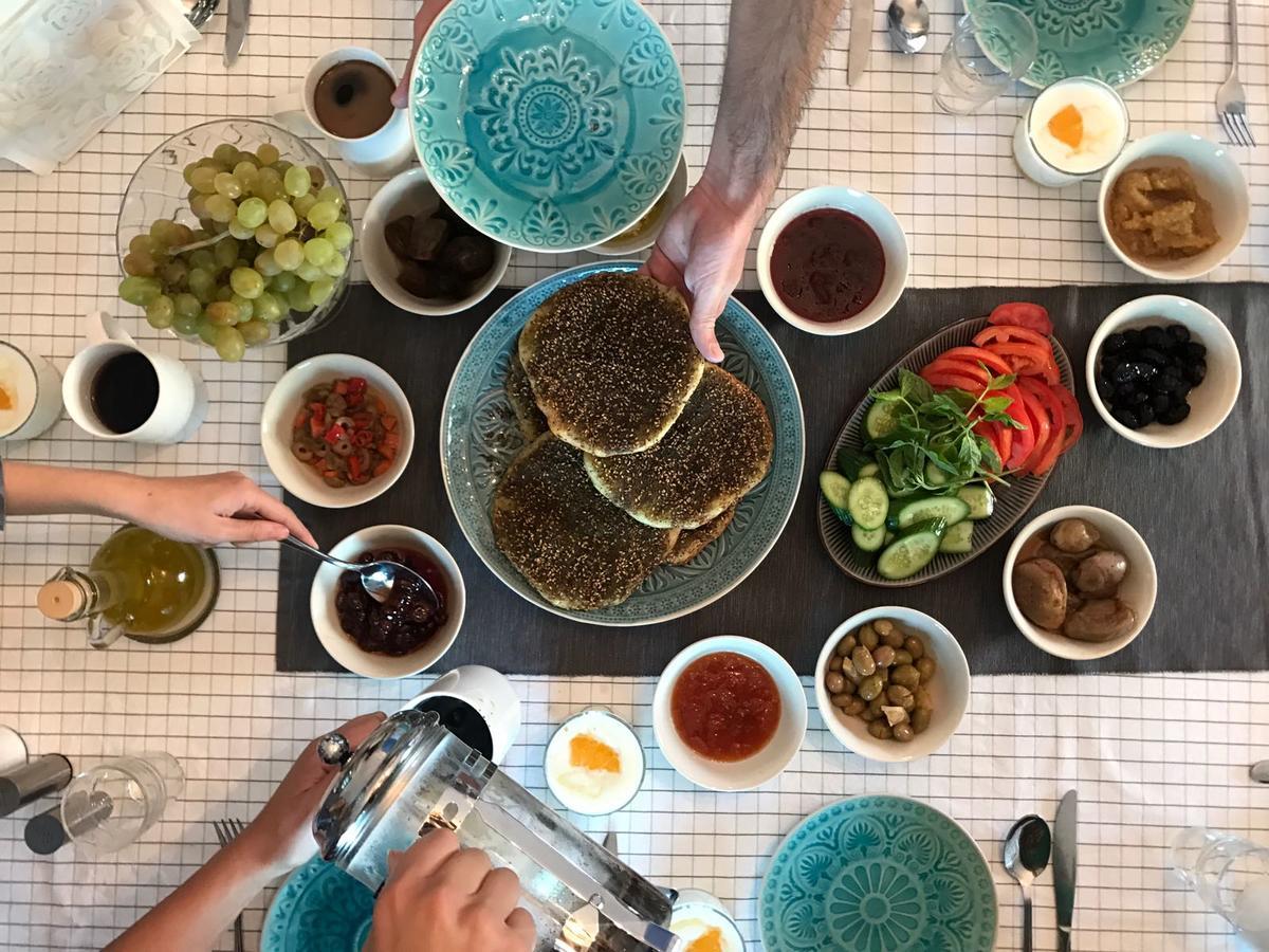 Bed and Breakfast Beit Al Baraka Umm Qays Esterno foto